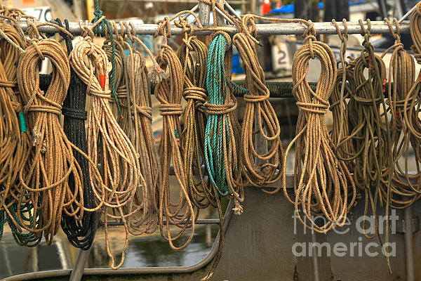 Fishing Ropes And Knots Beach Towel by Adam Jewell - Adam Jewell - Artist  Website