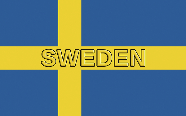 Flag of Sweden Word Yoga Mat for Sale by Roy Pedersen