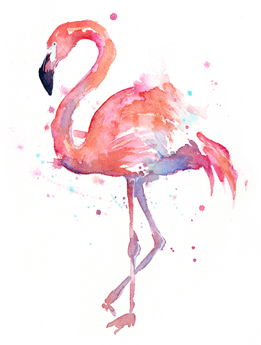 Flamingo Painting Puzzle 