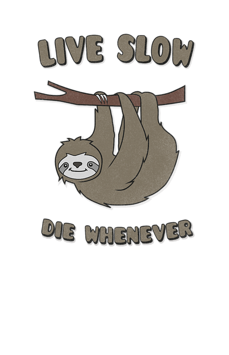 Sloth am I slow Sticker for Sale by ironydesigns