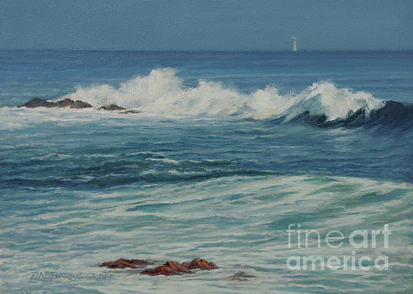 Gloucester Waves Print by Barbara Groff