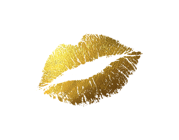 25+ Transparent Background Gold Glitter Lips Png PNG