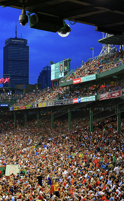 The Green Monster - Fenway Park Jigsaw Puzzle by Allen Beatty