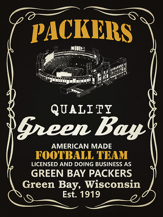 Green Bay Packers Vintage Nfl Art Kids T-Shirt by Joe Hamilton - Pixels