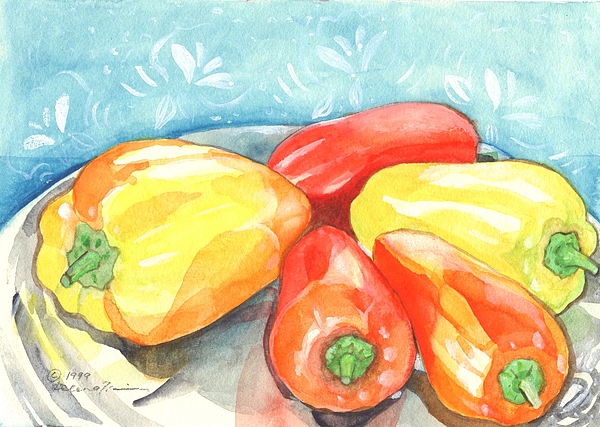 Gypsy Peppers Painting