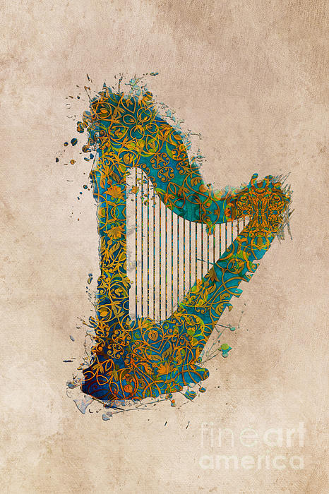 Harp Digital Art