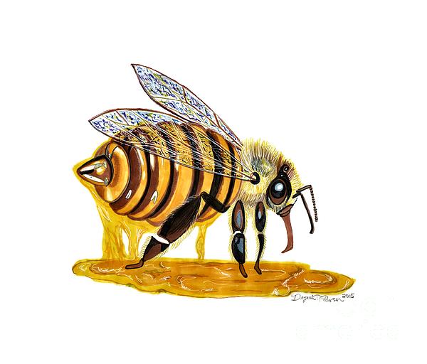 Honey Bee Dipper Drawing