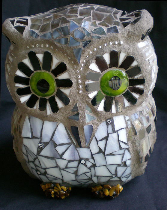 Kathleen Stewart - Hoot 3-D Mosaic Owl 