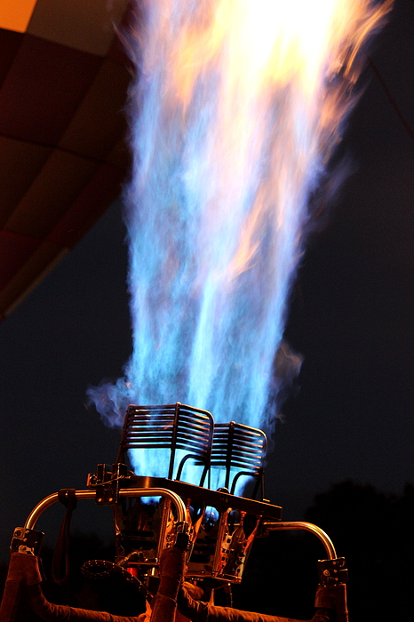 hot air balloon flame