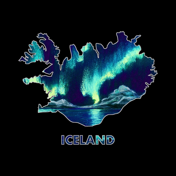 Iceland - Northern Lights - Aurora Hunters Digital Art