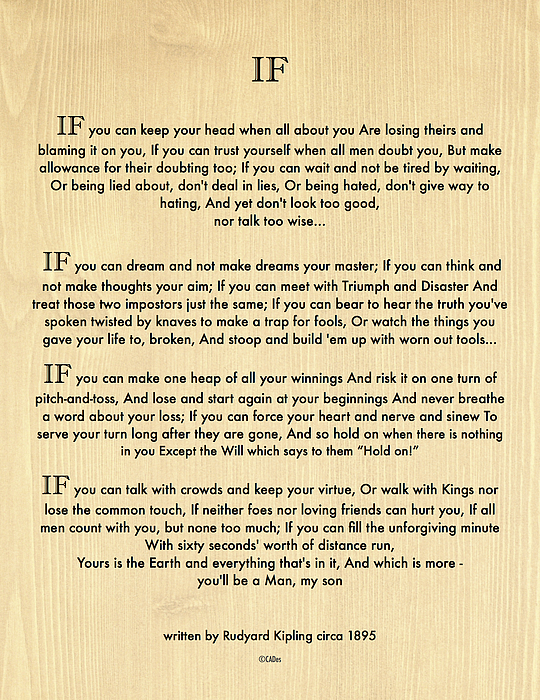 IF Quote by Rudyard Kipling on Wood Panel iPhone 13 Case by Desiderata  Gallery - Pixels