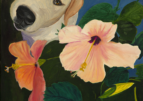 In The Hibiscus Painting