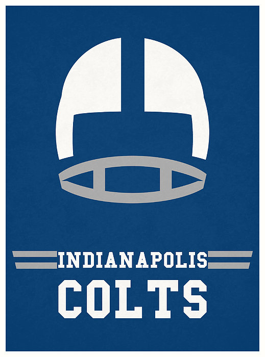 Indianapolis Colts Vintage Art T-Shirt