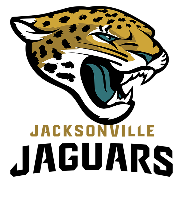 Jacksonville Jaguars on an abraded steel texture Mixed Media by