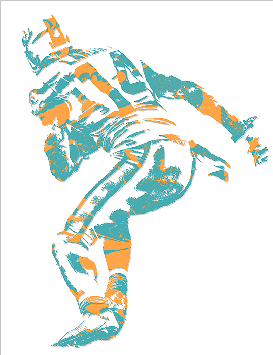 Jarvis Landry Miami Dolphins Pixel Art 6 Long Sleeve T-Shirt by Joe  Hamilton - Pixels