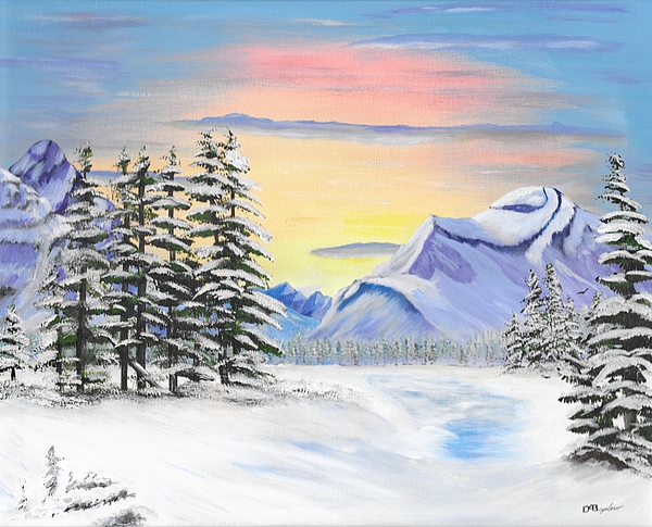 David Bigelow - Jasper Mountains Winter