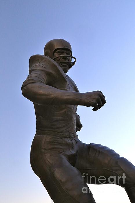 Photos at Jim Brown Statue by David Deming - Downtown Cleveland