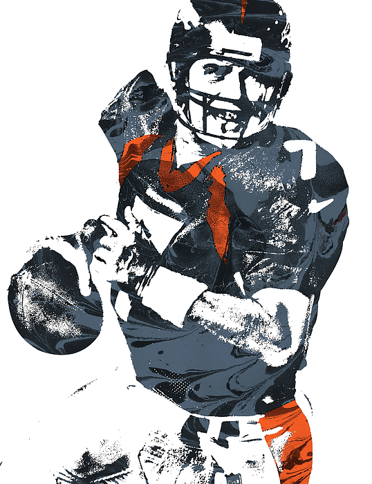 John Elway Denver Broncos Trading Card Poster 200 Jigsaw Puzzle by Joe  Hamilton - Pixels