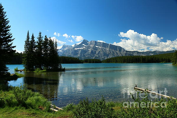 Christiane Schulze Art And Photography - Two Jack Lake View - Banff National Park