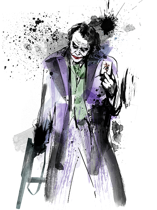 Joker - The Dark Knight Greeting Card