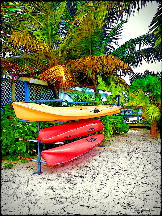 Kayaks In Paradise Photograph