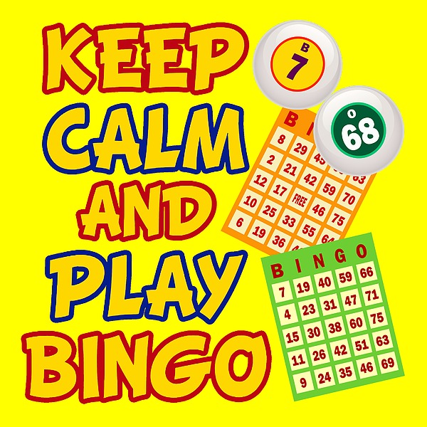 Keep Calm And Play Bingo Digital Art