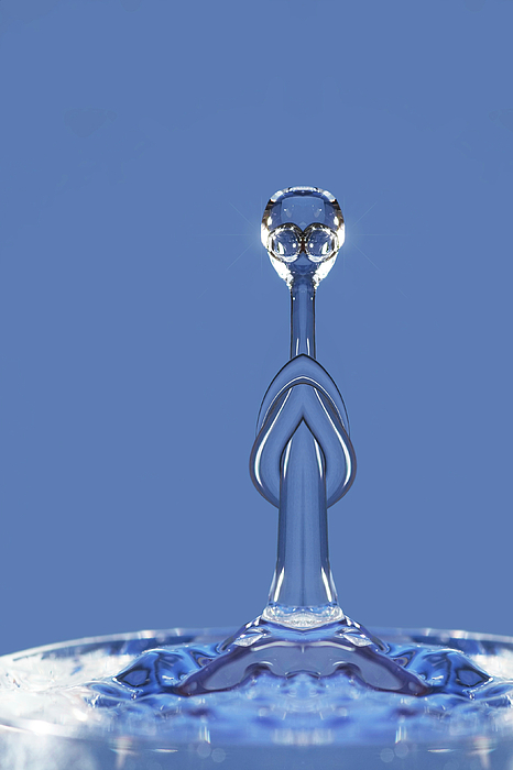 Knot In A Drop Of Water Photograph
