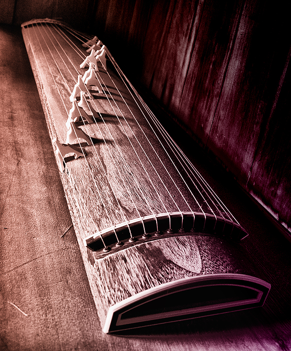 Кото. Японский инструмент струнный кото. Музыкальный инструмент Ятга. Koto Guitar. Japan Harp Koto.