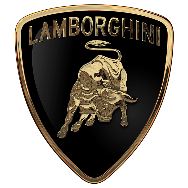 Lamborghini - 3d Badge On Black Adult Pull-Over Hoodie for ...