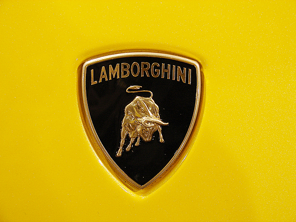 Lamborghini Logo Greeting Card by Sydney Alvares