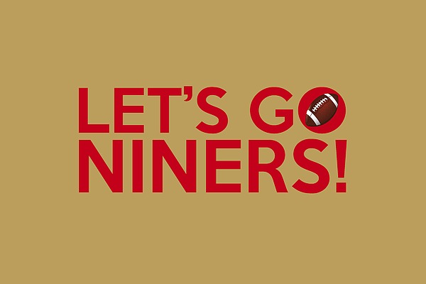 Let's Go Niners Yoga Mat by Florian Rodarte - Fine Art America