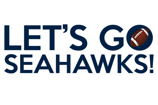Let's Go Seahawks Adult V-Neck for Sale by Florian Rodarte