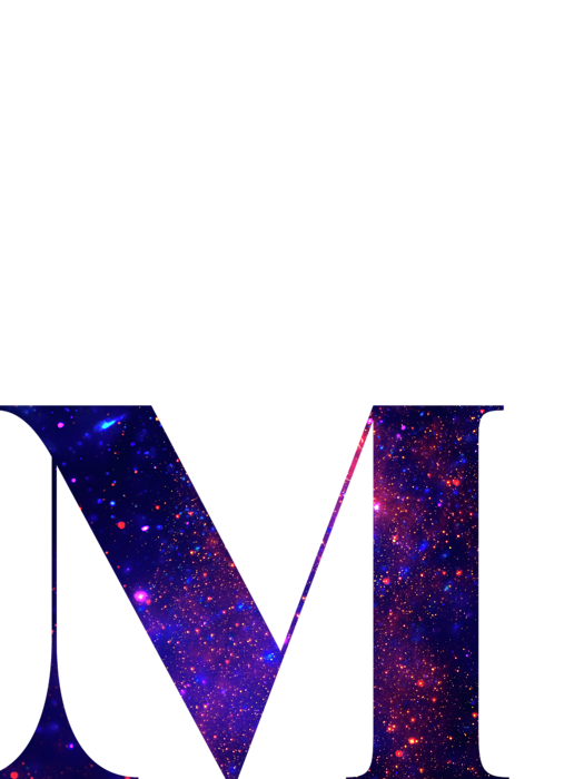 Letter M Galaxy In White Background Round Beach Towel For Sale By Pablo Romero