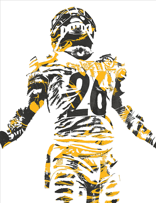 Pittsburgh Steelers Uniform Long Sleeve T-Shirt by Joe Hamilton - Pixels