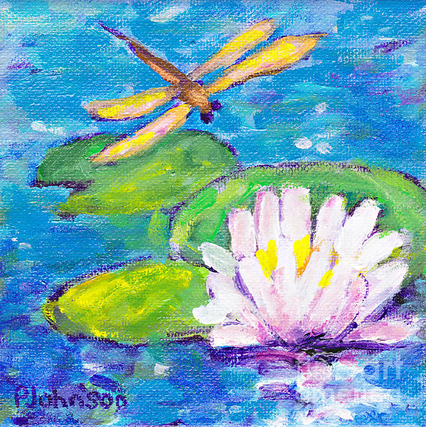 Lily Pad Guest By Peggy Johnson Carry All Pouch For Sale By Peggy Johnson