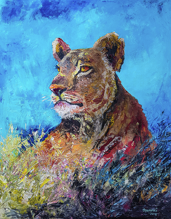 Lioness Pride Painting