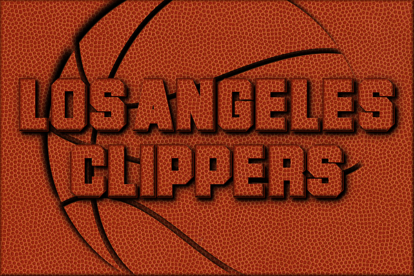 Los Angeles Clippers Vintage Basketball Art T-Shirt by Joe Hamilton -  Pixels Merch