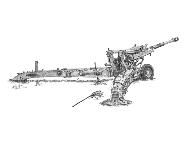 Betsy Hackett - M198 Howitzer - Standard Size Prints