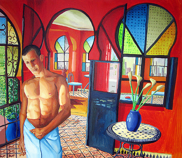 Gay Artist Painter Raphael Perez Life Story Bio Acrylic Painting