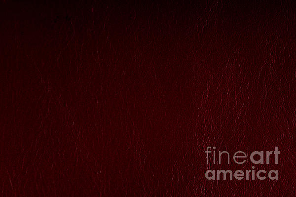 Dark red leather texture Photograph by Arletta Cwalina - Fine Art America