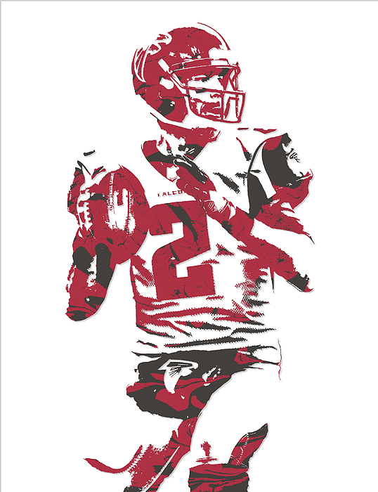 Julio Jones Atlanta Falcons Pixel Art 4 Kids T-Shirt by Joe Hamilton - Fine  Art America