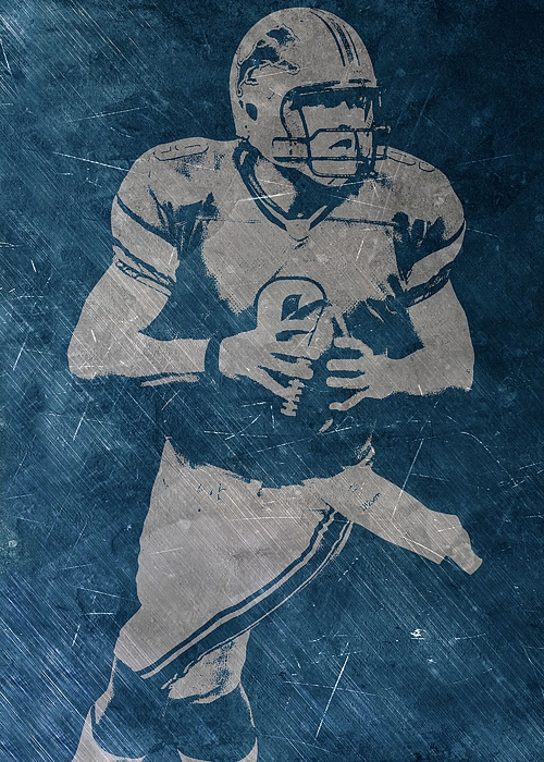 Matthew Stafford Detroit Lions Pixel Art 5 Poster by Joe Hamilton - Fine  Art America