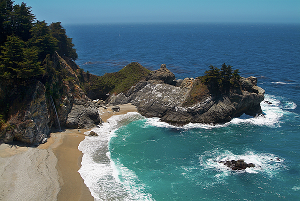 Mcway Falls In Big Sur Photograph