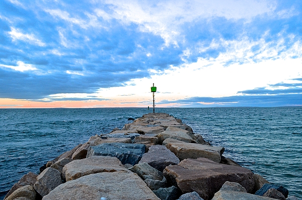 Menemsha Jetty in Fall Coffee Mug