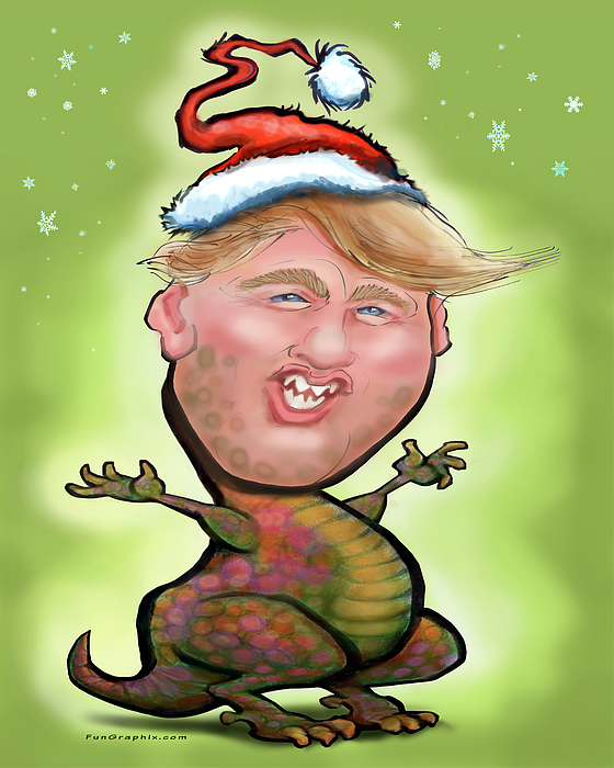 Merry Trumpy Christmas Digital Art