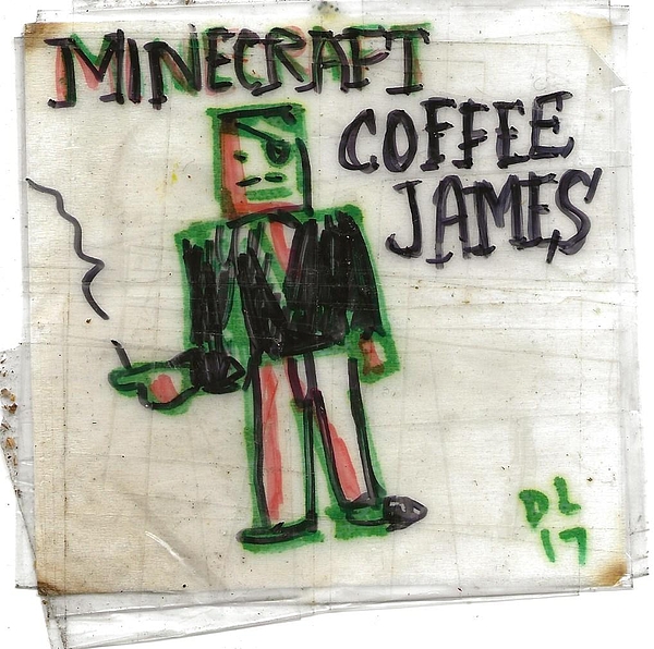 Minecraft Coffee James Portable Battery Charger For Sale By David Lovins