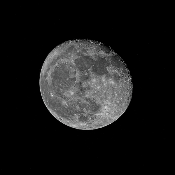 Moon 93 Percent S49 Photograph