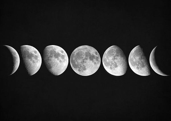Moon phases Greeting Card for Sale by Zapista OU
