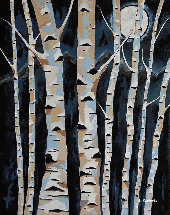 Kathleen Sartoris - Moonlight And The Birch Trees