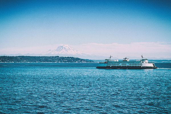 Tanya Harrison - Mount Rainier and Ferry Boat